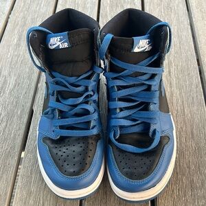Jordan 1 “Marina Blue” used with no box, size 5.5Y